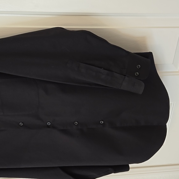 MEN'S PRONTO UOMO BLACK DRESS SHIRT SIZE 14 1/2 32/33 - Picture 4 of 10